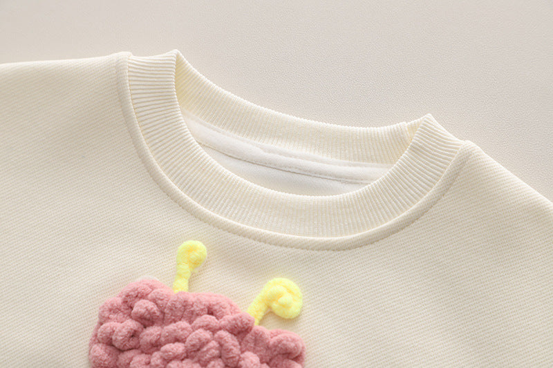 Kombi- Set aus Sweatshirt und Denim, mit Blumenmuster