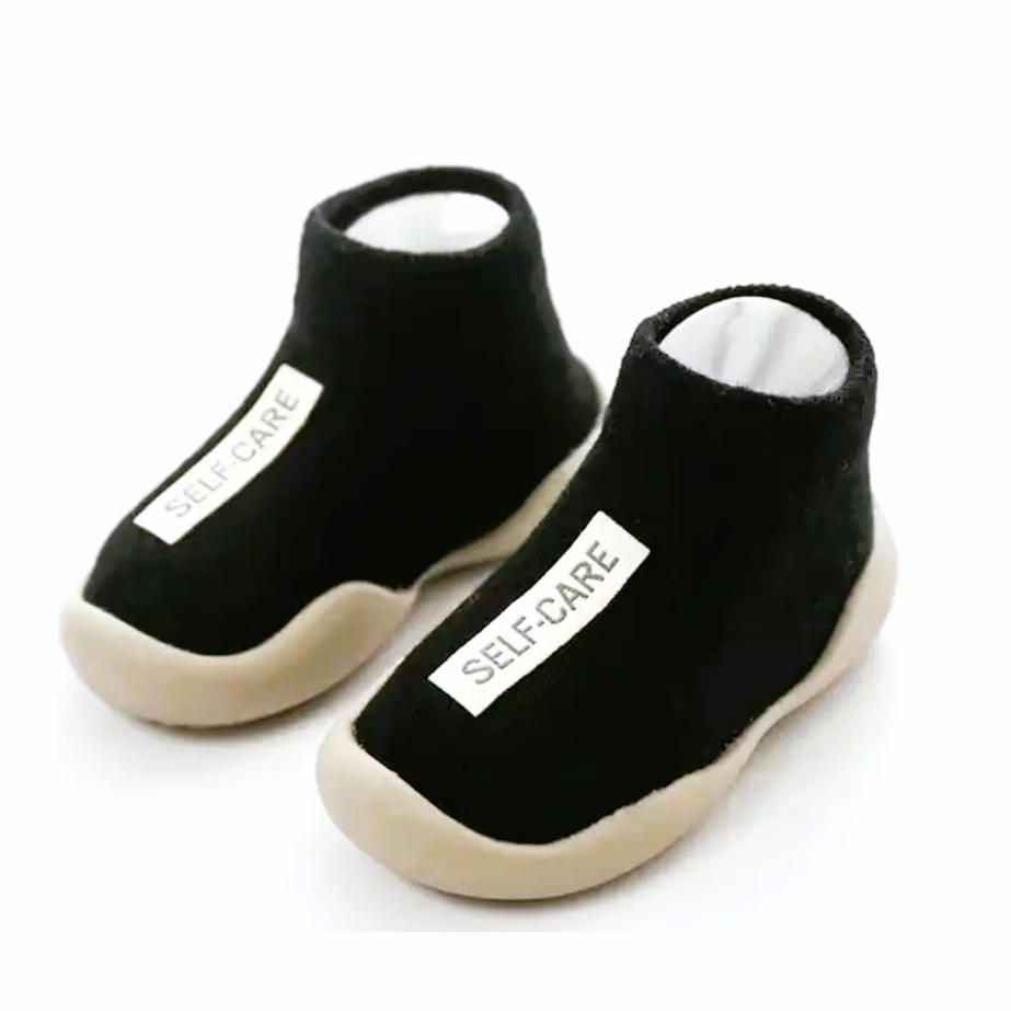 Kinder- Sockenschuhe (Schwarzer Panther)